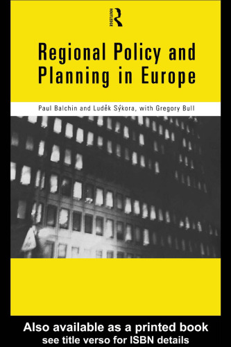 Regional Policy and Planning in Europe