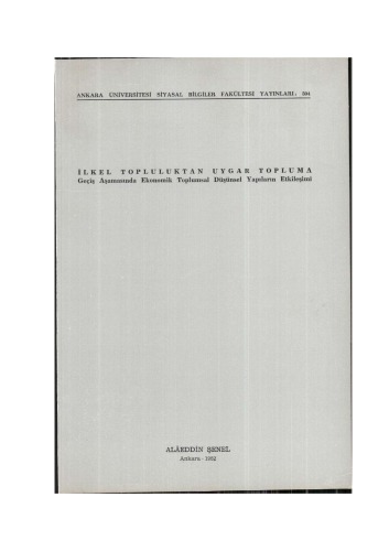 İlkel Topluluktan Uygar Topluma