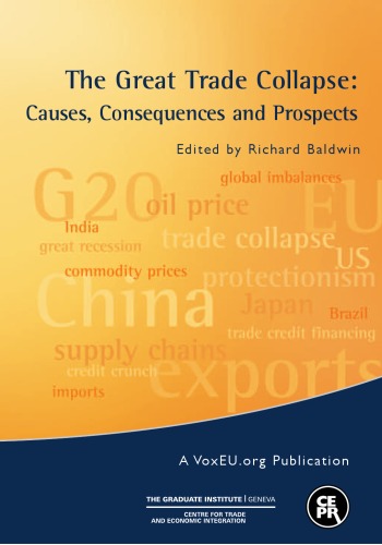 The Great Trade Collapse: Causes, Consequences and Prospects
