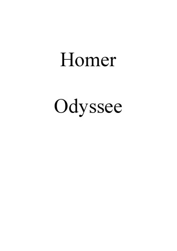 Odyssee. German