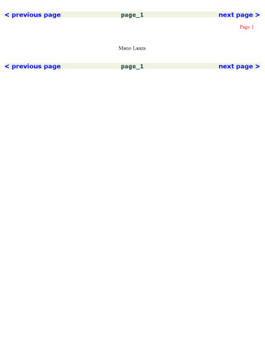 Mario Lanza: Tenor in Exile (Amadeus)