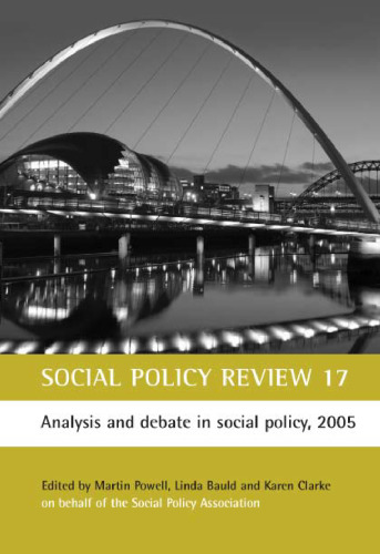 Social Policy Review 17 (Social Policy Review S.)