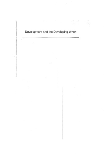 Development and the Developing World: An Introduction