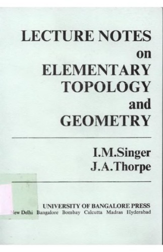 Lecture Notes on Elementary Topology and Geometry
