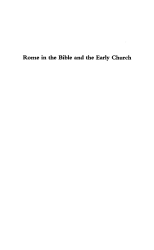 Rome in the Bible and the Early Church
