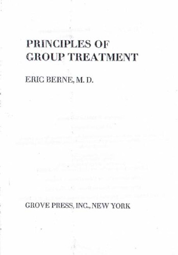 Principles of Group Treatment