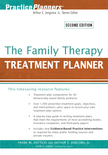 The Family Therapy Treatment Planner (PracticePlanners?)