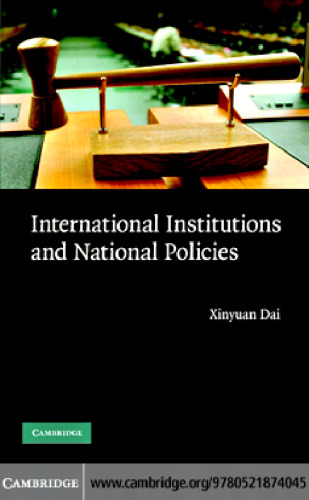 International Institutions and National Policies