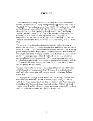 Improving Support to Cinc Theater Engagement Plans: Phase I (Pathfinder Junior Book Club)