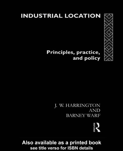 Industrial Location: Principles and Practice