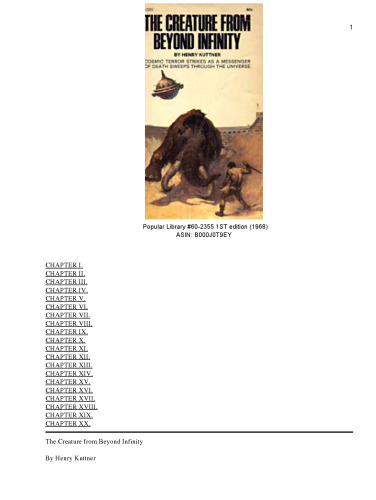 The Creature From Beyond Infinity