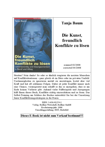 Die Kunst, freundlich Konflikte zu lösen