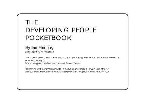Developing People (Management Pocketbook Series)