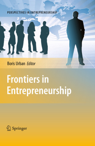 Frontiers in Entrepreneurship