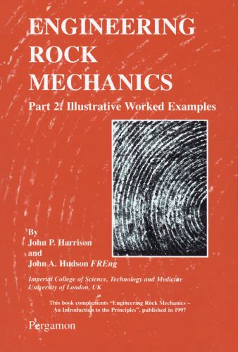 Engineering Rock Mechanics Part II: Illustrative Worked Examples