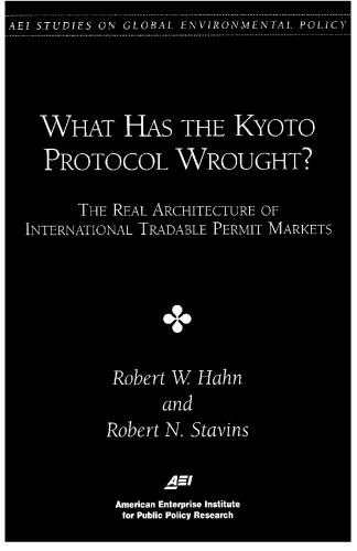 What had the Kyoto Protocol Wrought?: The Real Architecture of International Tradable Permit  Markets (Aei Studies on Global Environmental Policy)
