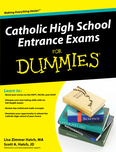 Catholic High School Entrance Exams For Dummies (For Dummies (Career Education))