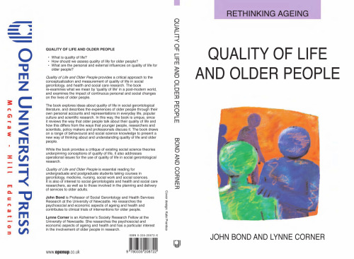 Quality of life and older people (Rethinking Ageing)