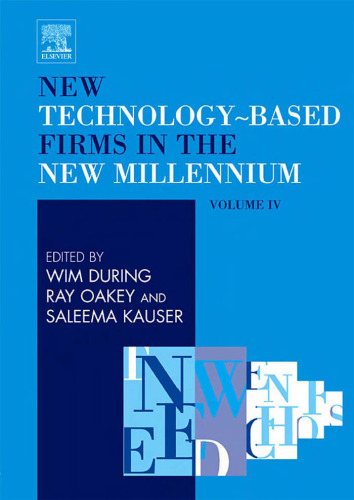 New Technology-Based Firms in the New Millennium IV (New Technology-Based Firms)