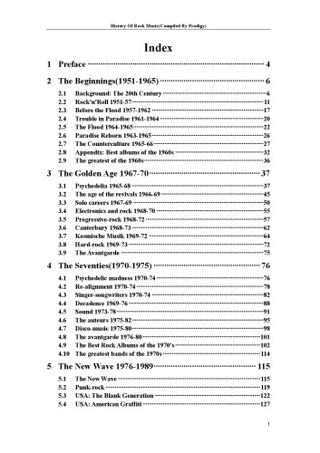 A History of Rock Music: 1951-2000