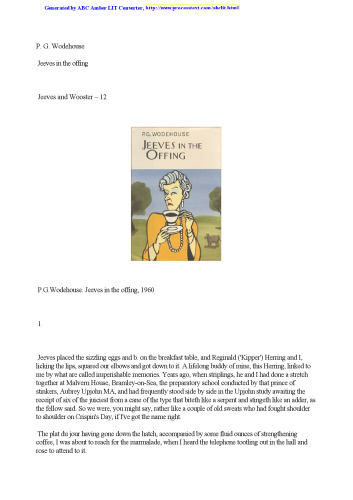 Jeeves in the Offing (A Jeeves and Bertie Novel)