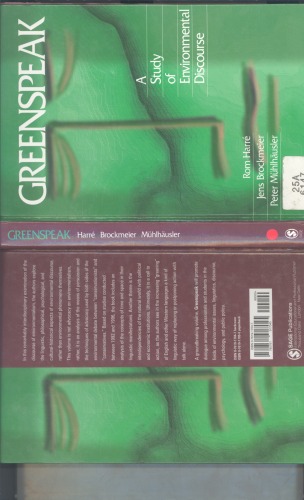 Greenspeak: A Study of Environmental Discourse
