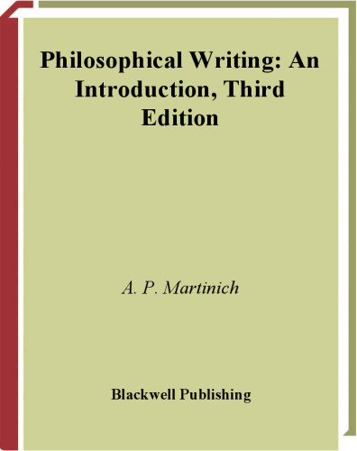 Philosophical Writing: An Introduction