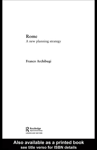 Rome: A New Planning Strategy (Spon Research)