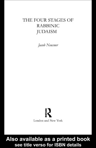 Four Stages of Rabbinic Judaism