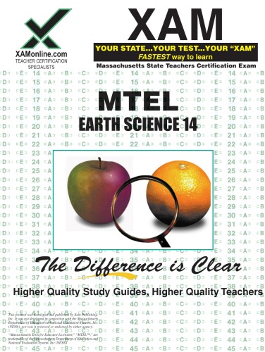 MTEL Earth Science 14 Teacher Certification Test Prep Study Guide, 2nd Edition ()
