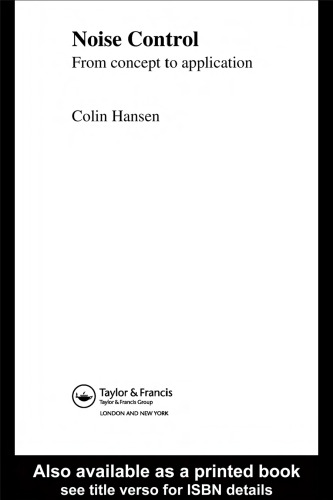 Noise Control  From Concept to Application