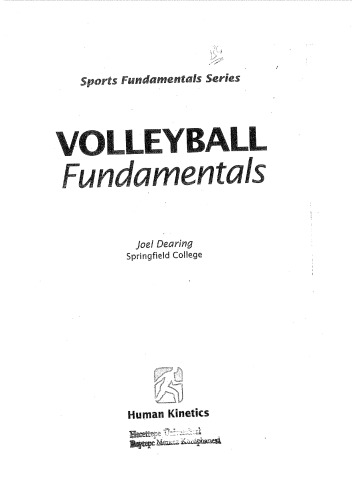 Volleyball Fundamentals (Sports Fundamentals Series)
