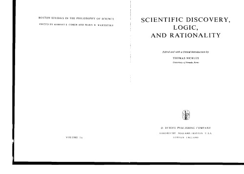 Scientific Discovery, Logic, and Rationality