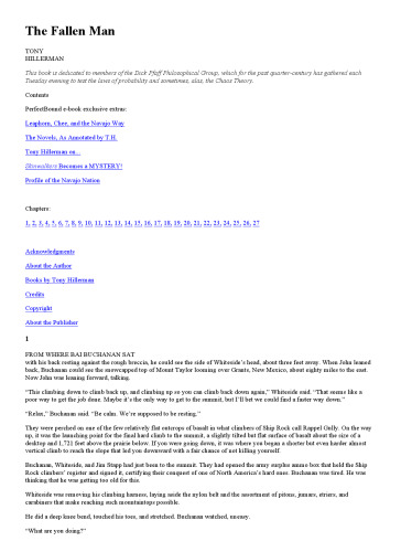 The Fallen Man (Joe Leaphorn Novels)