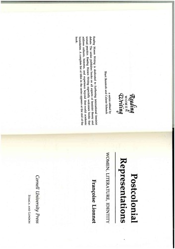 Postcolonial Representations: Women, Literature, Identity (Reading Women Writing)