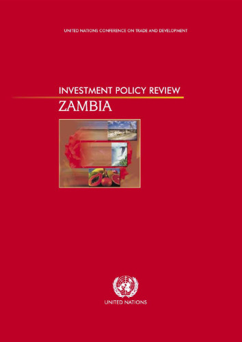 Investment Policy Review: Zambia