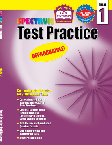 Spectrum Test Practice, Grade 1