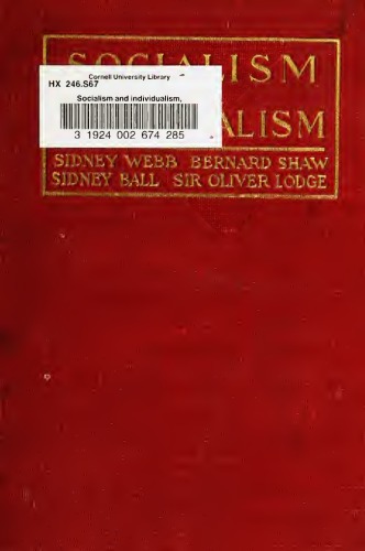 Socialism and Invidualism