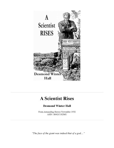 A Scientist Rises