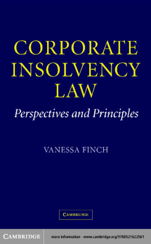 Corporate Insolvency Law: Perspectives and Principles