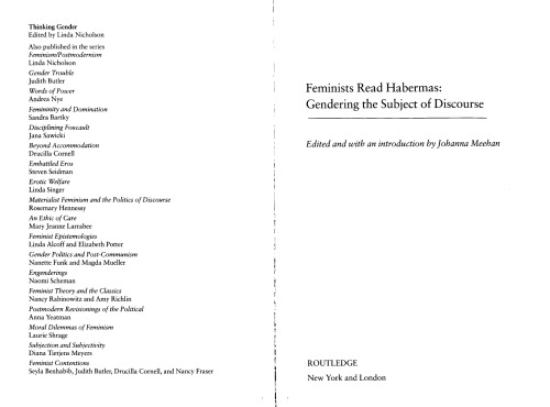 Feminists Read Habermas (Thinking Gender)