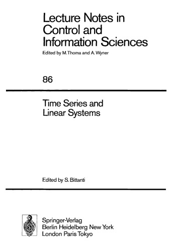 Time Series and Linear Systems