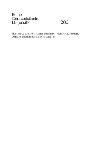 Philosophie der Schrift (Reihe Germanistische Linguistik)