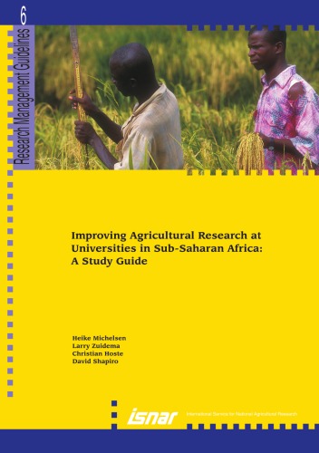 Improving Agricultural Research at Universities in Sub-Saharan Africa: A Study Guide