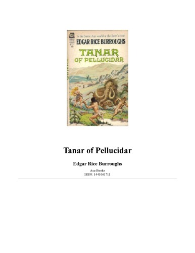 Tanar of Pellucidar