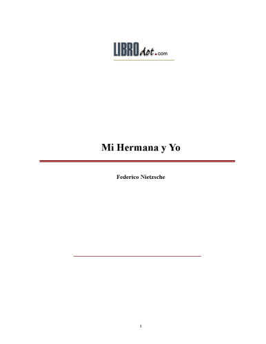 Mi Hermana y Yo  (Spanish Edition)