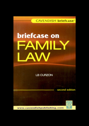Briefcase on Family Law 2 e (Briefcase)