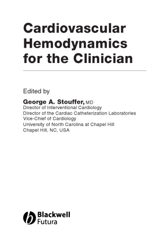Cardiovascular Hemodynamics for the Clinician