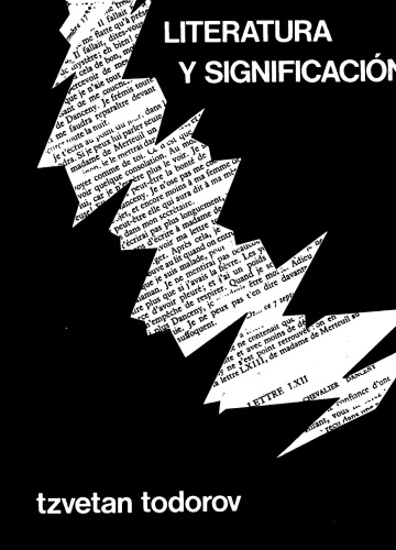 Literatura y Significación (Ensayos Planeta, 13)