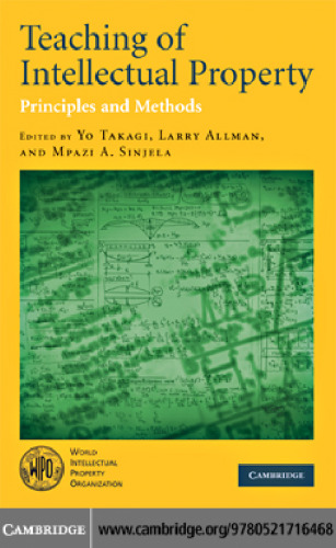 Teaching of Intellectual Property: Principles and Methods